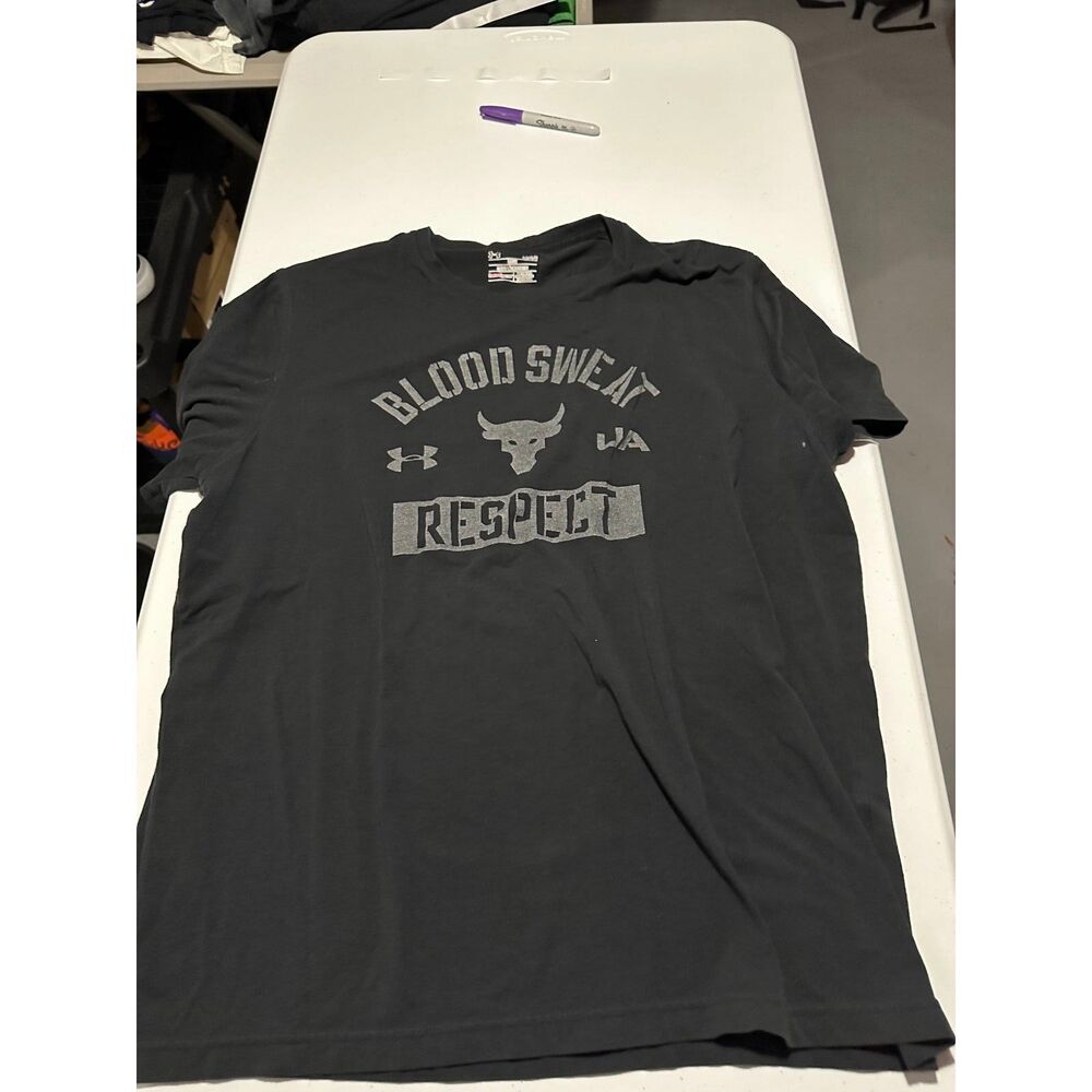 Under Armour Dwayne johnson t shirt mens size L SKu 34